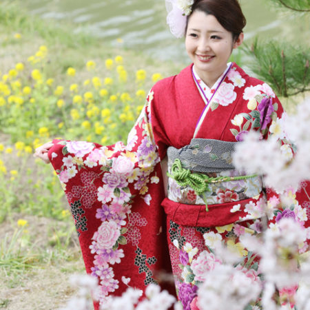 振袖出張撮影　京都の写真館スタジオアイ（長岡京・嵐山・大原野）
